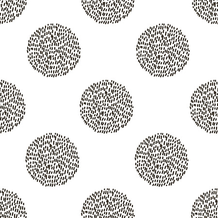 Hand drawn creative seamless pattern. Vector illustrationのイラスト素材