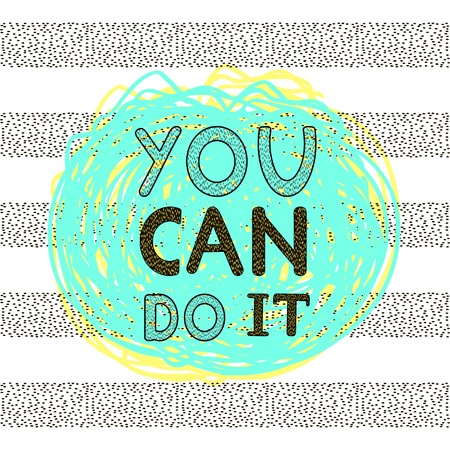 Inspiration and motivation poster.のイラスト素材