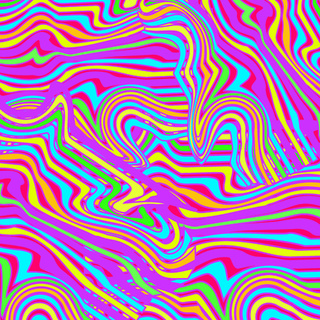 Colorful curved lines background. Templates for cover, card, banner, poster. Vector illustrationのイラスト素材