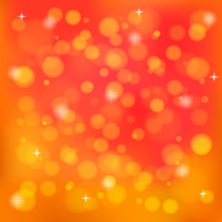 Orange abstract blurred background. Vector illustration.のイラスト素材