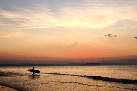 Shonan Enoshima before dawn.
Fujisawa City, Kanagawa Prefecture, Japan.の写真素材