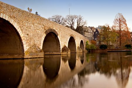 Bridge in Wetzlarの写真素材