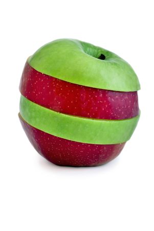 Sliced ??Appleの写真素材