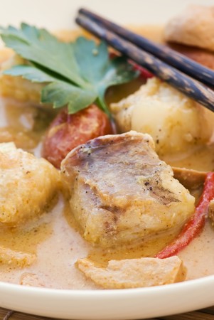 Thai Fishsoupの写真素材