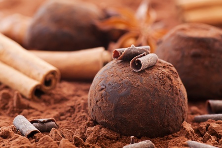 Chocolate Truffleの写真素材
