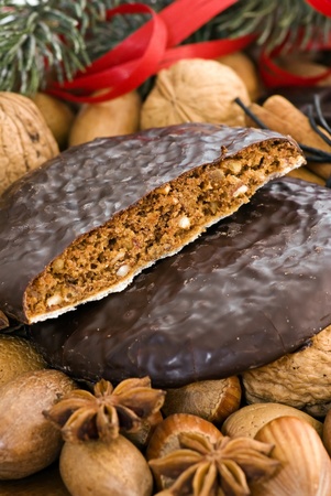 Gingerbread and Nutsの写真素材