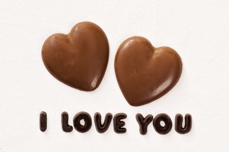 Two hearts in loveの写真素材