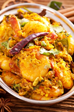 MAsala prawn fryの写真素材