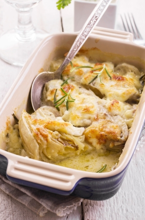 chicon baked with cheeseの写真素材