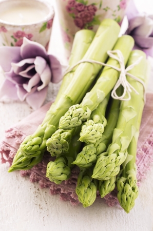 green asparagusの写真素材