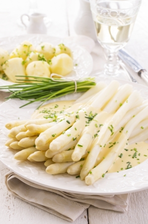 white asparagusの写真素材