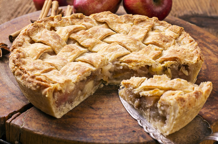 Apple pieの写真素材