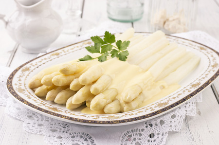 white asparagusの写真素材