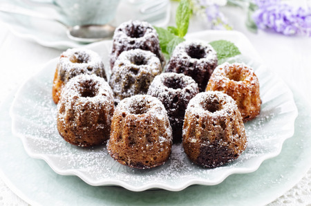 mini gugl cakesの写真素材