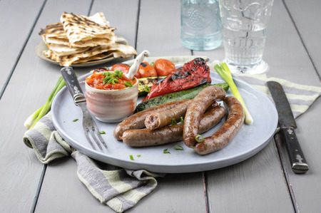 Lamb Sausagesの写真素材