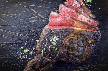 Barbecue Kobe Tomahawk Steakの写真素材