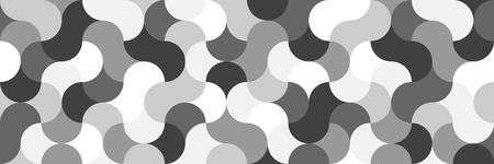 Flat, widescreen geometric background in gray for interior, design, advertising, screen saver, wallpaper, walls. Seamless pattern option.のイラスト素材