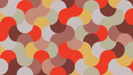 flat, trendy, stylish, geometric background in tones of cherry tomato 1920 x 1080 px. for interior, design, advertising, screen saver, wallpapers, covers, walls, printing. vector patternのイラスト素材