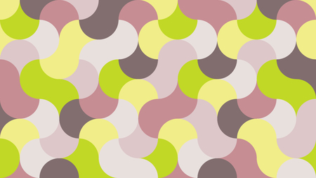 flat, fashionable, stylish, geometric background in shades of lime punch 1920 x 1080 px. for interior, design, advertising, screen saver, wallpapers, covers, walls, printing. vector patternのイラスト素材