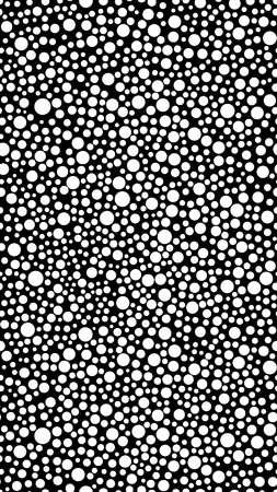 Trendy geometric background in Dalmatian color 1080 x 1920 pixels for interior, design, walls. Vertical seamless pattern option.のイラスト素材