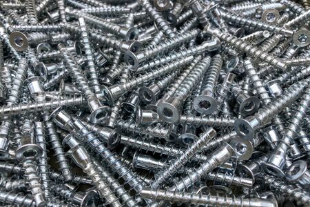 Screws for fixing cabinet furniture.の写真素材