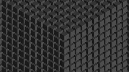 Trendy widescreen geometric background in isometric style.のイラスト素材