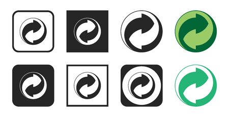 International mark Point for labeling on packages and goods.のイラスト素材