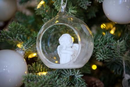 New Year's toys, Christmas decorations,symbol,  green,  happy,  celebration,の写真素材