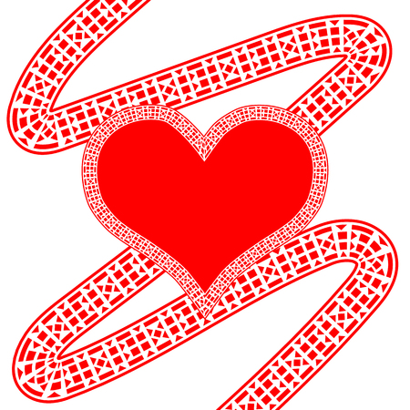 Red heartのイラスト素材