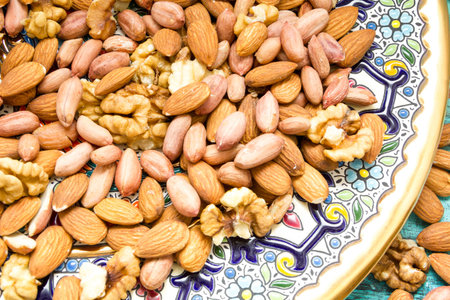 nuts almonds walnuts peanuts honey is a useful food for vegetarians