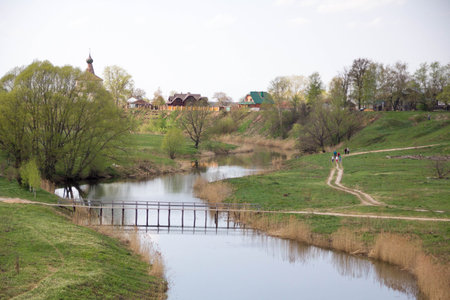 The old historic Russian town of Suzdal - the Golden Ring tourist places