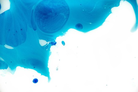 Blue Festive Christmas elegant Abstract artistic forming by blots. Futuristic style card. concept Elegant business presentations. Chaos aesthetics. Moving colorful paint splash. place for textの写真素材