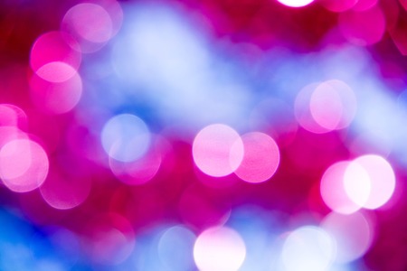 Lights on blue background. holiday bokeh. Abstract. Christmas . Festive with defocused starsの写真素材
