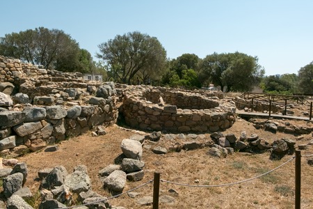 archaeological site of La Prisgiona,Arzachena,Sardinia,Italyの写真素材