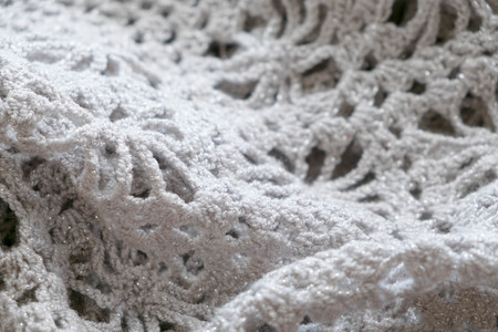 Grey knitting background texture, Knit woolen Christmas festive background for winter time.の写真素材