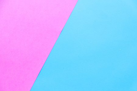 Abstract geometric paper background. Blue and pink trendy colors.の写真素材
