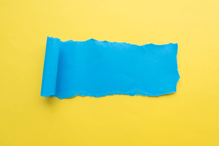 Torn Real Paper Scraps minimal concept.の写真素材