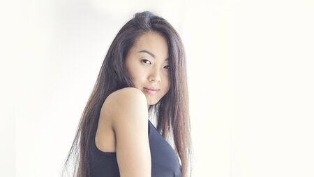 Young beauty woman. Portrait of asian woman.の写真素材