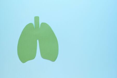 Lung health therapy medical concept . Lungs operation puzzle concept of respiratory disease, pneumonia, tuberculosis, bronchitis, asthmaの写真素材