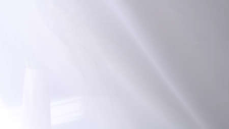 translucent white curtains develop, defocus soft background. abstract background.の写真素材