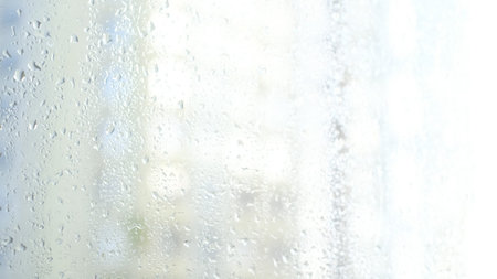 rain days, heavy rain falling on window surface. bad weather concept.