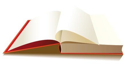 The opening  book. Vector illustrationのイラスト素材