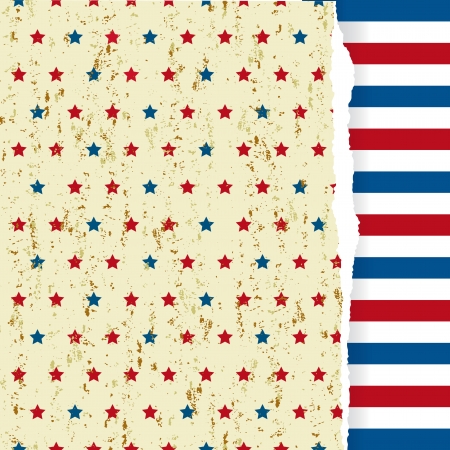 The yellow grunge  pattern with american symbolのイラスト素材