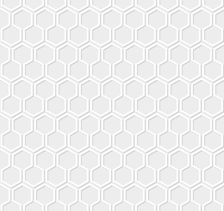 White honeycomb pattern on gray backgroundのイラスト素材