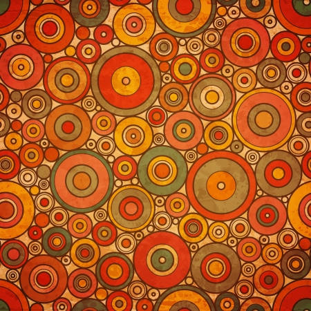 Colorful circle pattern in oriental style  Bright mosaic background blend mode usedのイラスト素材