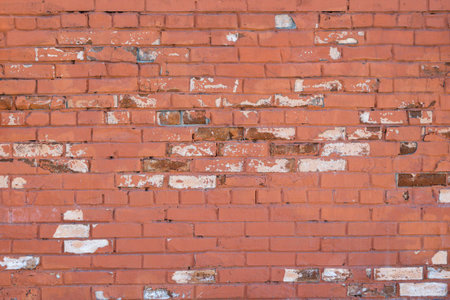 Old brick wallの写真素材