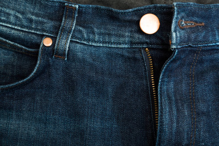 Jeans, denim fabric textureの写真素材