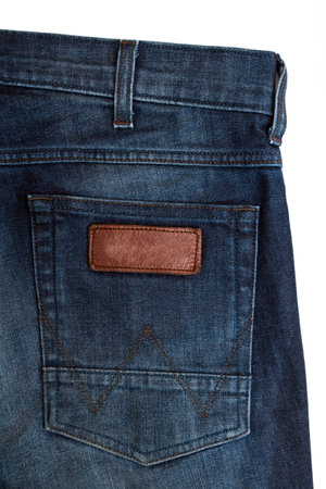 Jeans, denim fabric textureの写真素材