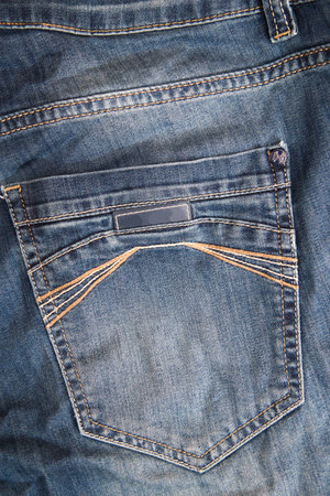 Jeans, denim fabric textureの写真素材