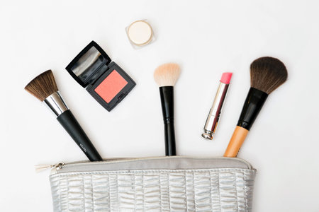 Makeup brushesの写真素材